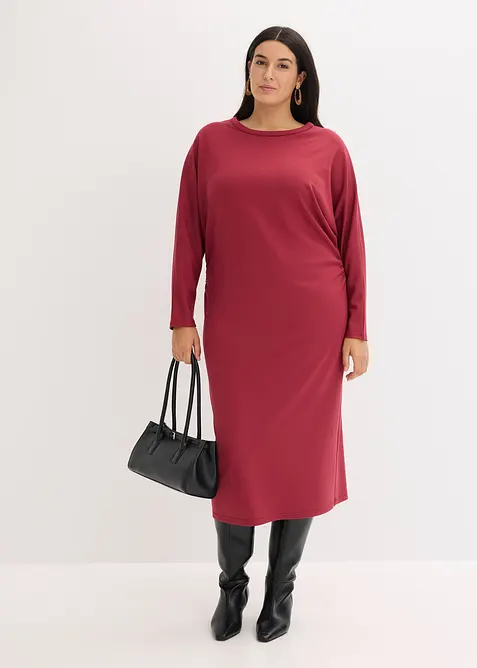 Abito midi in morbido punto di Roma, bonprix