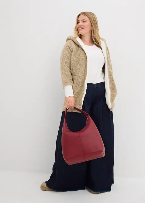 Giacca in pile teddy, bonprix