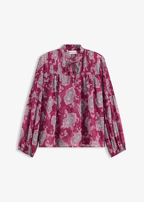 Tunica di chiffon con fantasia paisley, bonprix