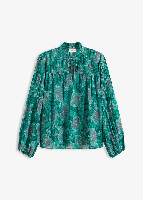 Tunica di chiffon con fantasia paisley, bonprix