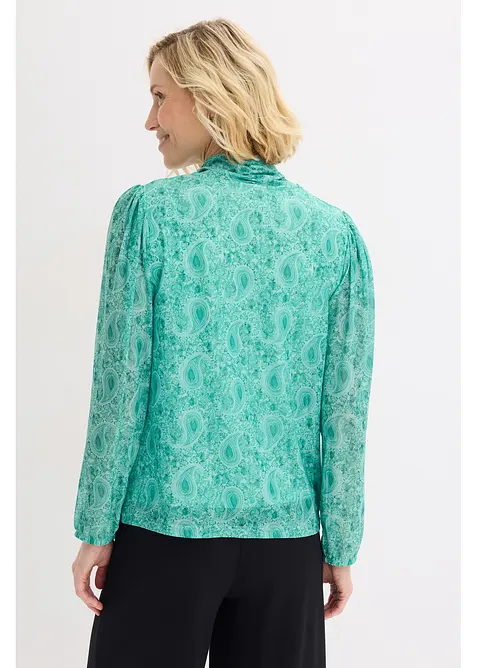 Maglia a maniche lunghe in mesh delicato, bonprix