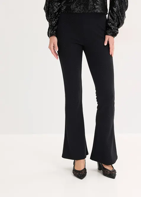 Leggings in punto di Roma comodo, bonprix