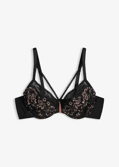 Reggiseno con ferretto e filato glitterato, bonprix