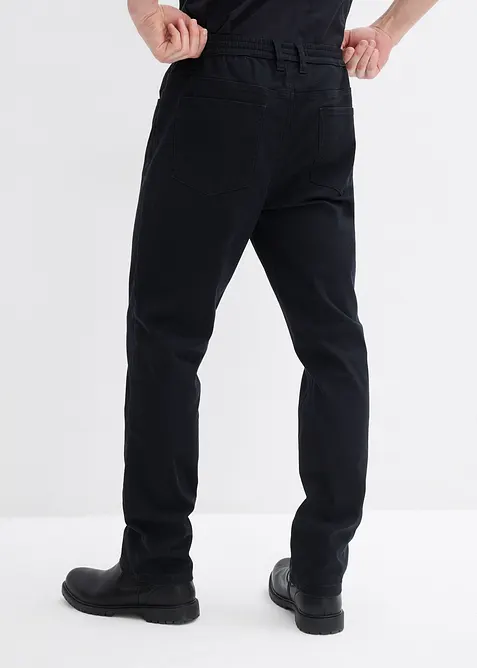 Pantaloni con elastico in vita straight, regular fit, bonprix