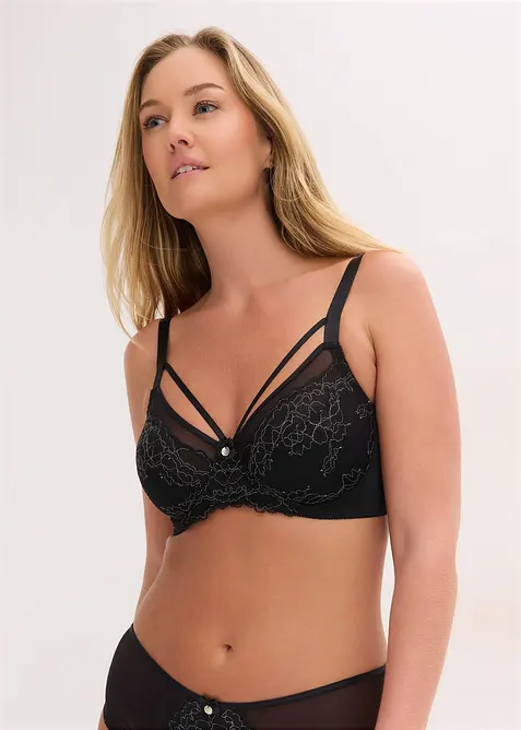 Reggiseno minimizer con pizzo delicato, bonprix