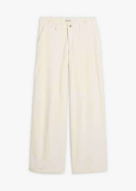 Pantaloni larghi in velluto a coste, bonprix