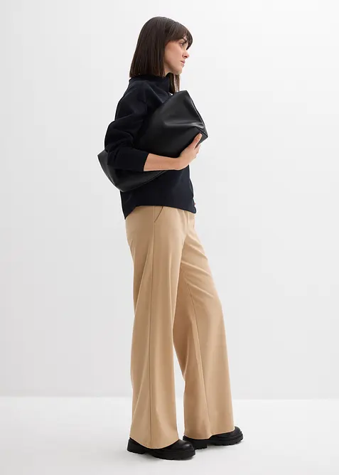 Felpa overzize effetto neoprene, bonprix