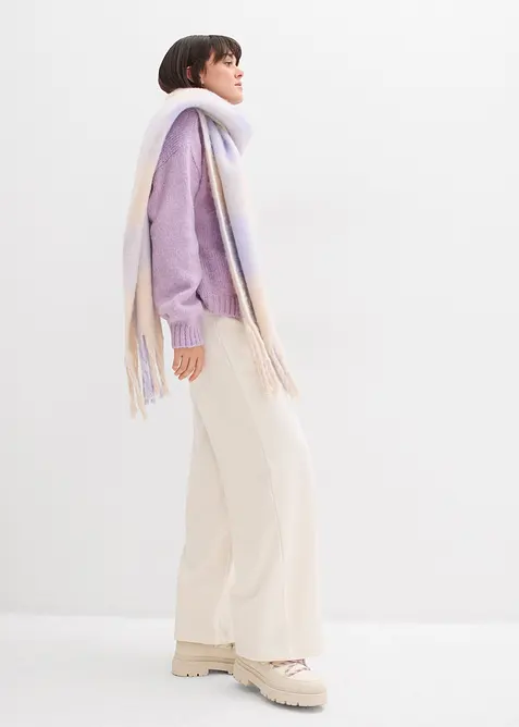 Cardigan oversize corto in filato grosso, bonprix