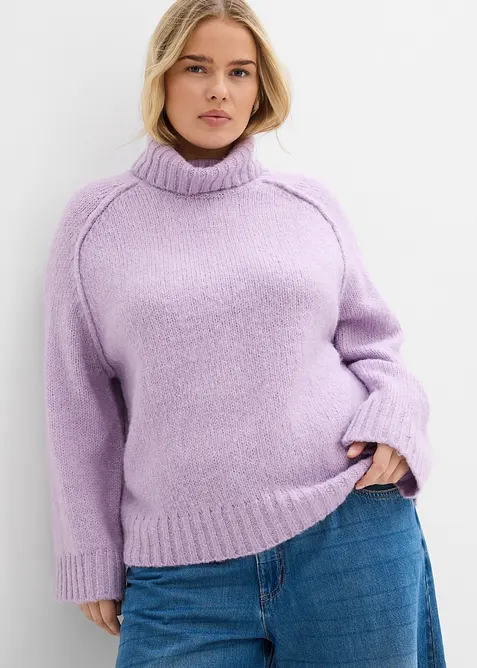 Maglione oversize a maglia grossa, bonprix