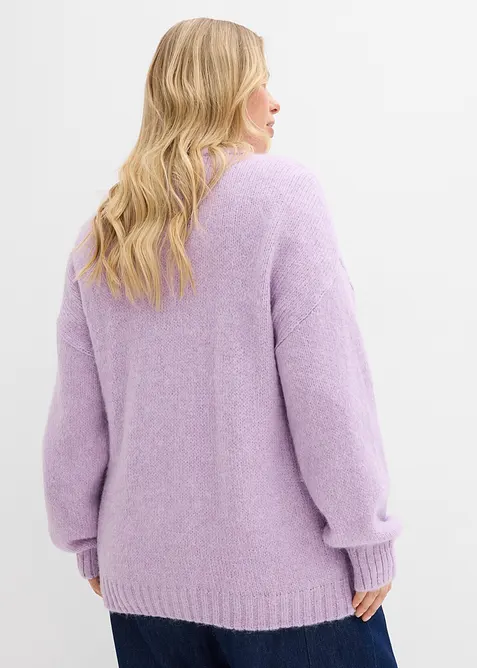 Cardigan oversize a maglia grossa, bonprix
