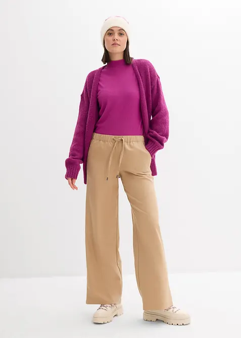 Cardigan oversize a maglia grossa, bonprix