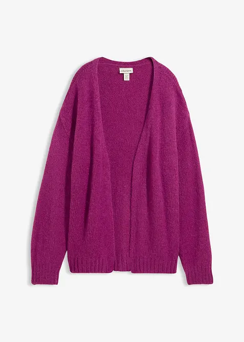 Cardigan oversize a maglia grossa, bonprix