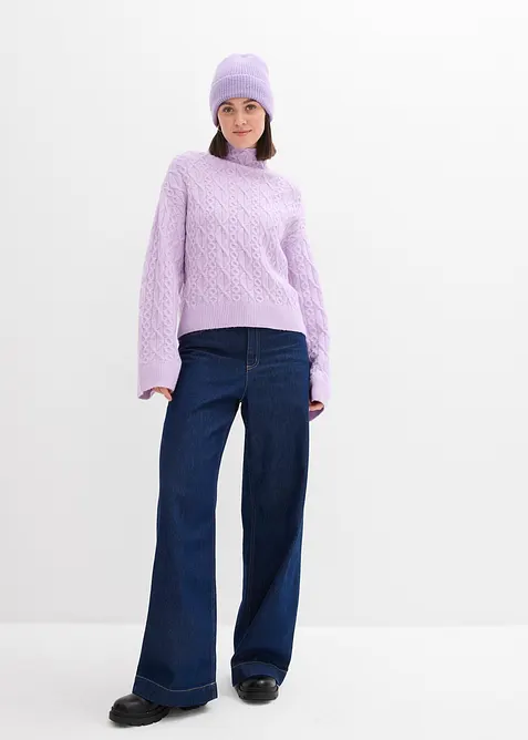 Maglione a trecce, bonprix