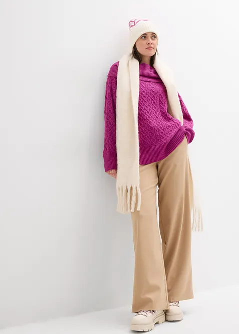 Maglione a trecce, bonprix