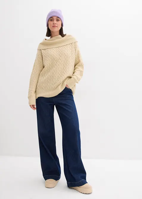 Maglione a trecce, bonprix