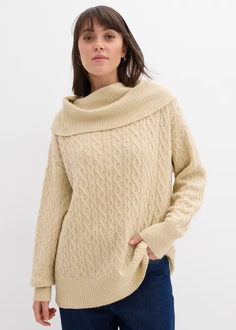 Maglione a trecce, bonprix