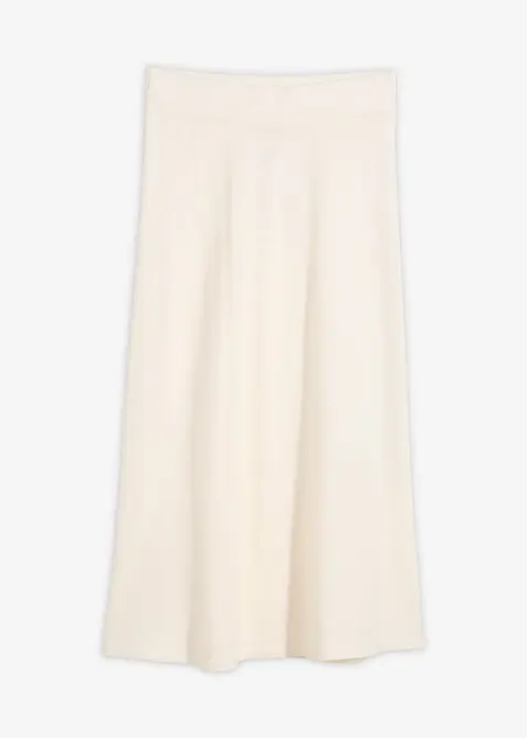 Gonna midi in misto viscosa morbido, bonprix
