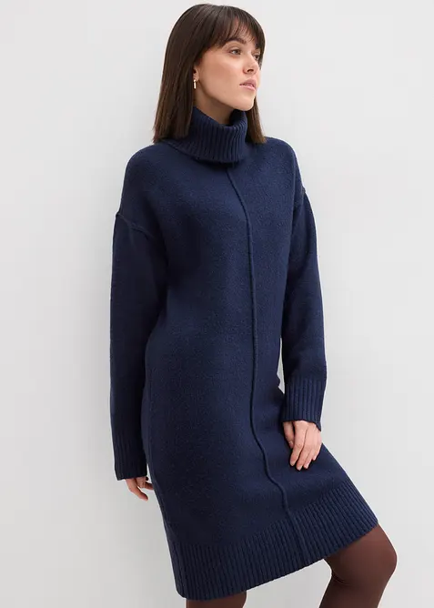 Abito in maglia con cucitura decorativa, bonprix