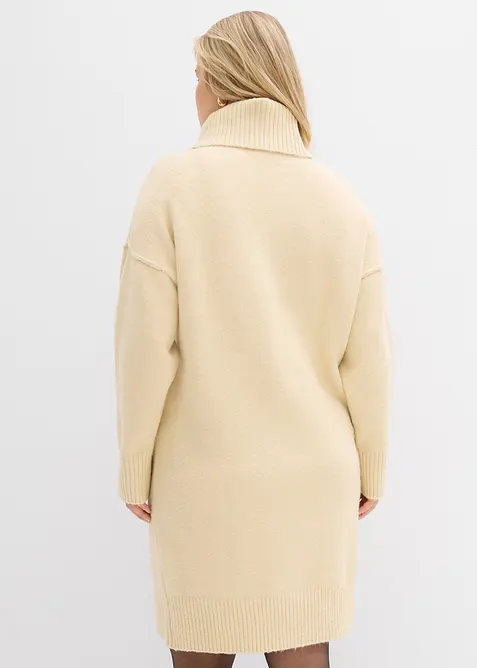 Abito in maglia con cucitura decorativa, bonprix