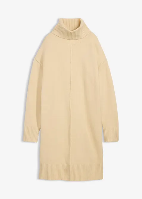 Abito in maglia con cucitura decorativa, bonprix