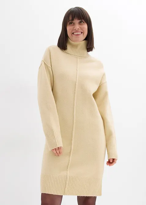 Abito in maglia con cucitura decorativa, bonprix