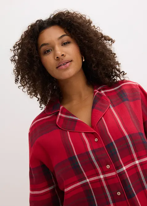 Pigiama in tessuto di flanella, bonprix