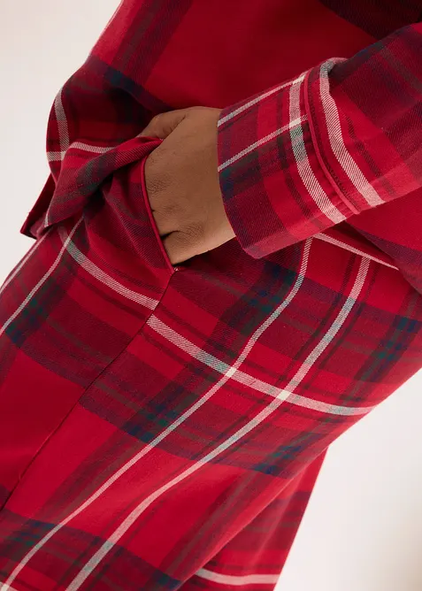 Pigiama in tessuto di flanella, bonprix