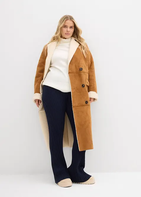 Pantaloni in maglia di soffice misto viscosa, bonprix