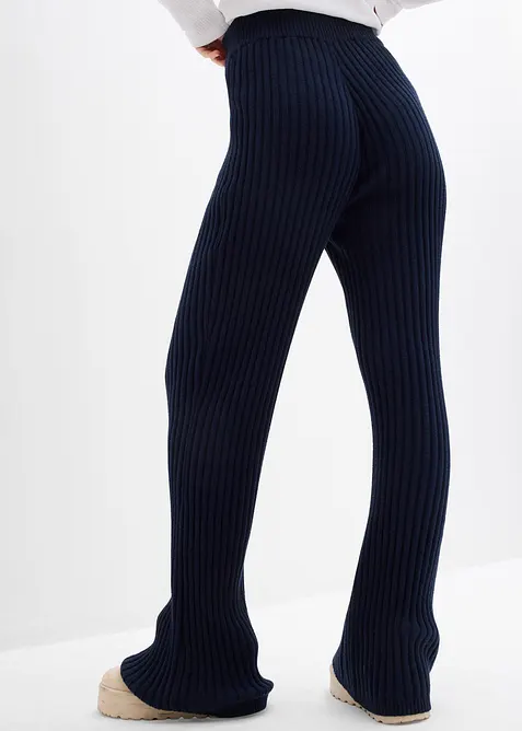 Pantaloni in maglia di soffice misto viscosa, bonprix
