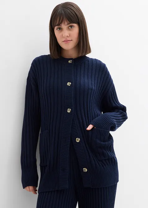 Cardigan in misto viscosa morbido, bonprix