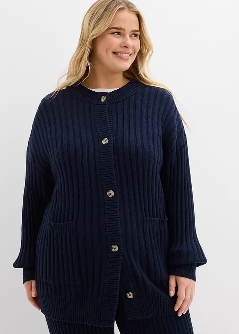 Cardigan in misto viscosa morbido, bonprix