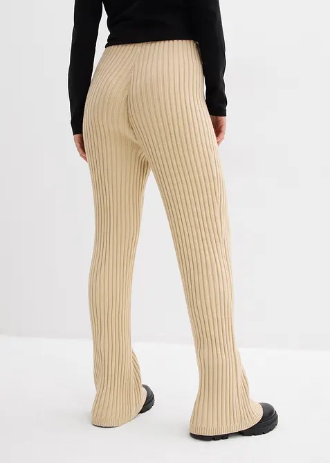 Pantaloni in maglia di soffice misto viscosa, bonprix