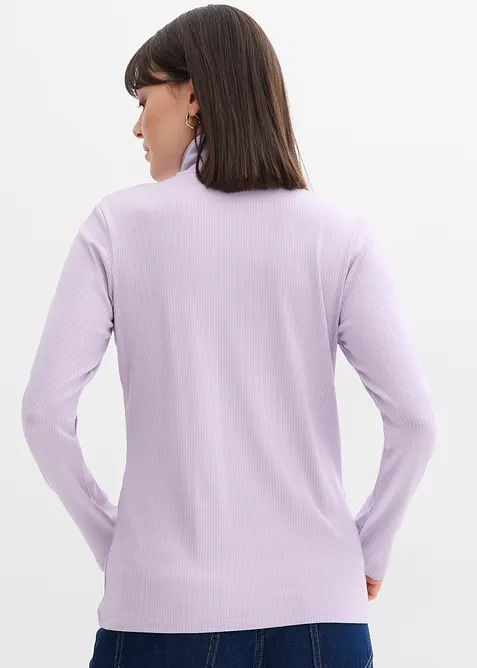 Maglia a costine in misto viscosa morbido, bonprix