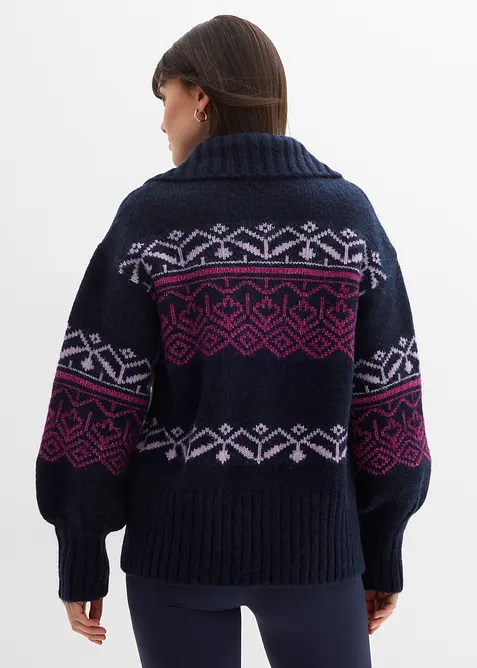 Cardigan norvegese corto, bonprix