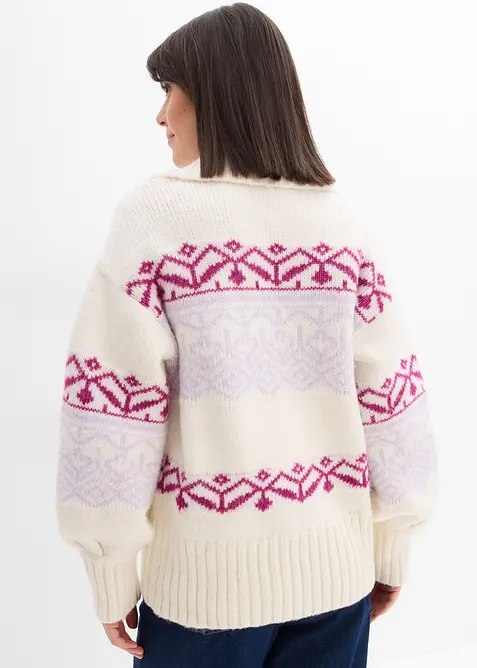 Cardigan norvegese corto, bonprix