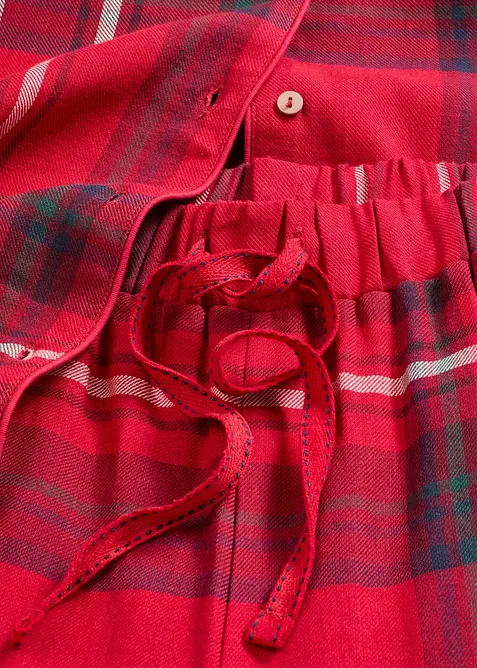 Pigiama in tessuto di flanella, bonprix