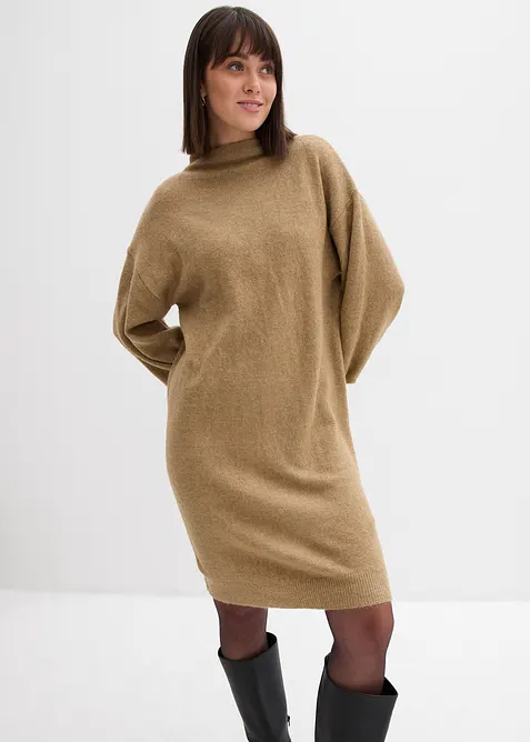 Abito in maglia melange, bonprix