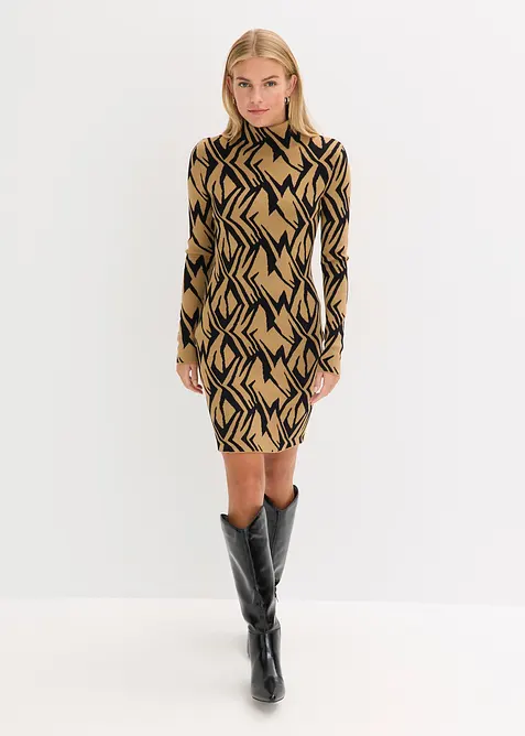 Abito in maglia aderente, bonprix