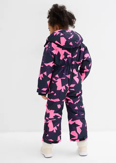 Tuta da neve idrorepellente con cappuccio staccabile, bonprix