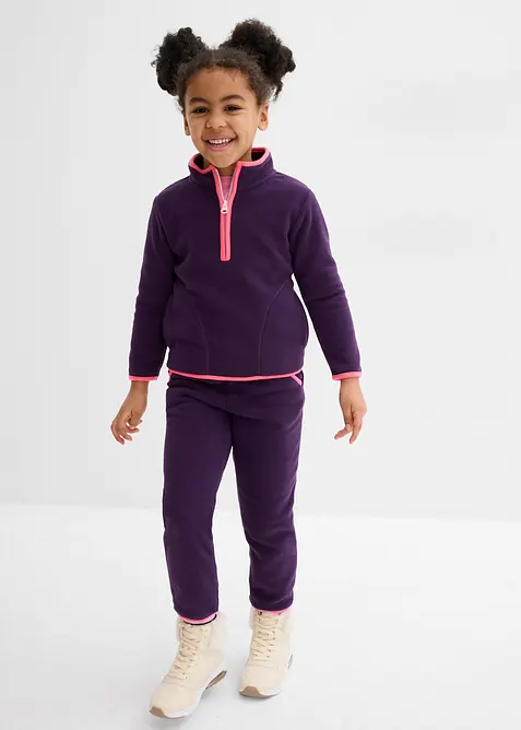 Pantaloni da jogging in morbido pile, bonprix