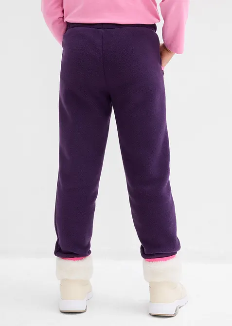 Pantaloni da jogging in morbido pile, bonprix