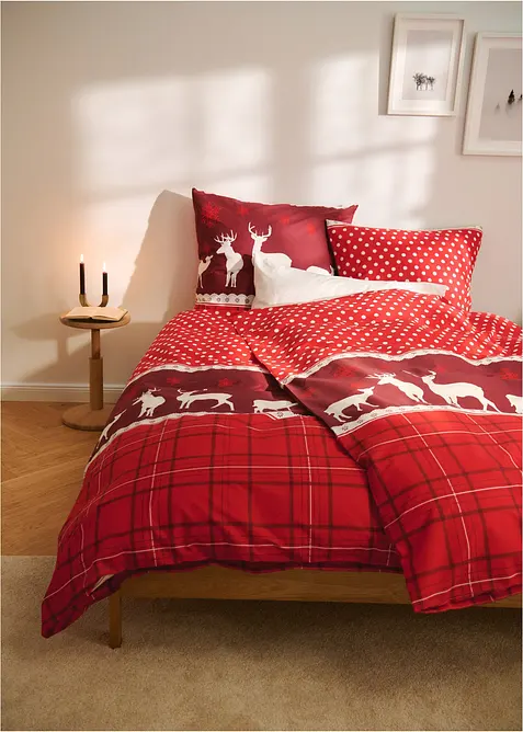 Biancheria da letto con renne, bonprix