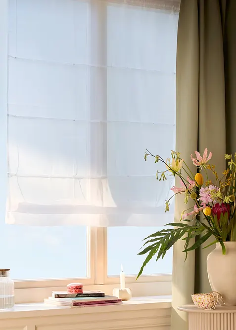 Tenda a pacchetto in voile leggero, bonprix