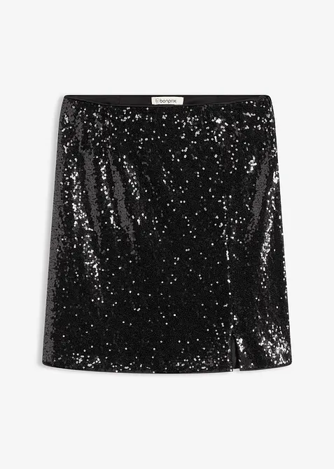 Minigonna con paillettes, bonprix