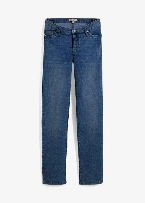 Jeans prémaman 2 in 1 da indossare sia prima che dopo il parto, straight, bonprix