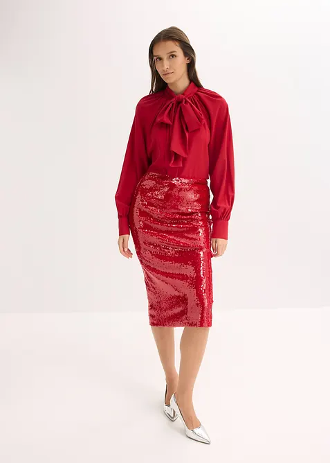 Camicetta con fiocco, bonprix