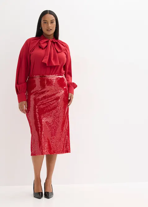 Camicetta con fiocco, bonprix