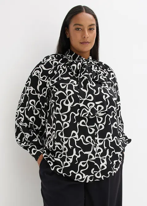 Camicetta con fiocco, bonprix