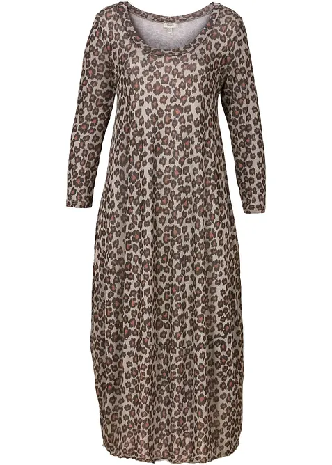 Abito a palloncino in maglina, bonprix