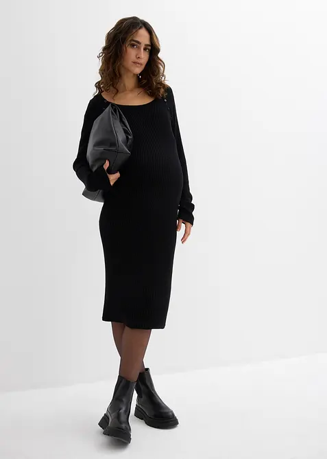 Abito prémaman / da allattamento in maglia, bonprix